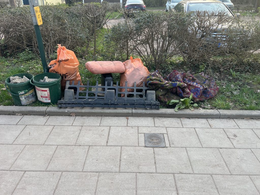 Die Ausbeute nach zwei Stunden Müllsammeln